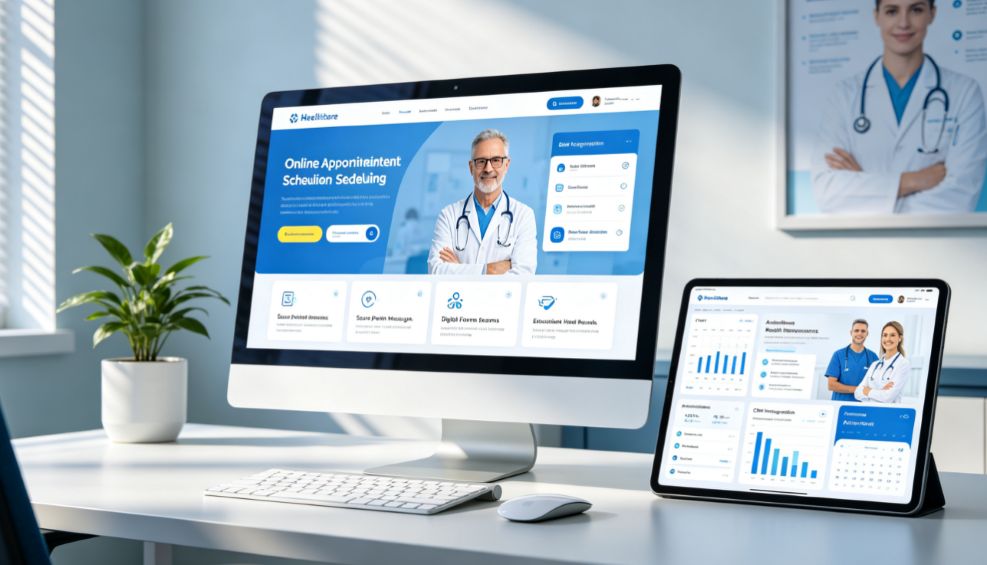 healthcare website designs